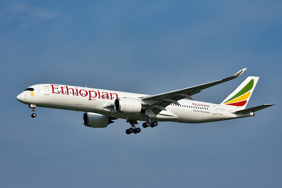 Ethiopian Airlines Group dba Ethiopian Airlines aircraft