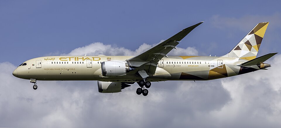 Etihad Airways dba Etihad aircraft