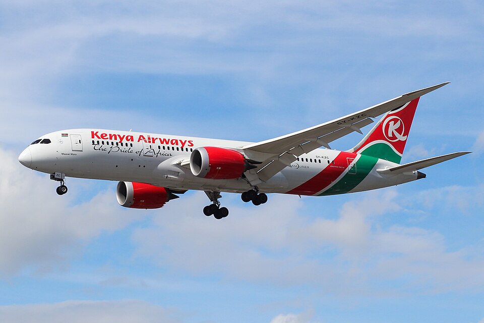 Kenya Airways plc aircraft
